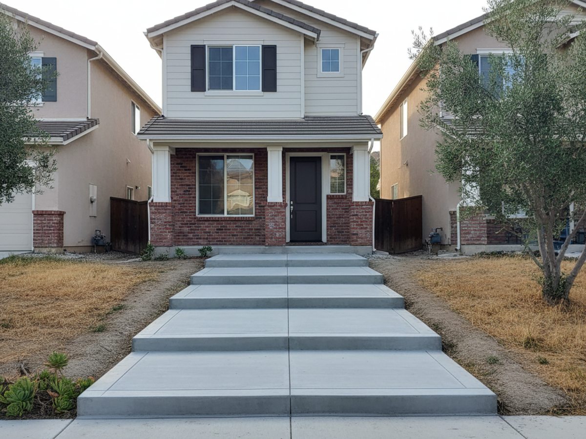 Concrete Foundations completed by Heritage Concrete in Exeter, CA