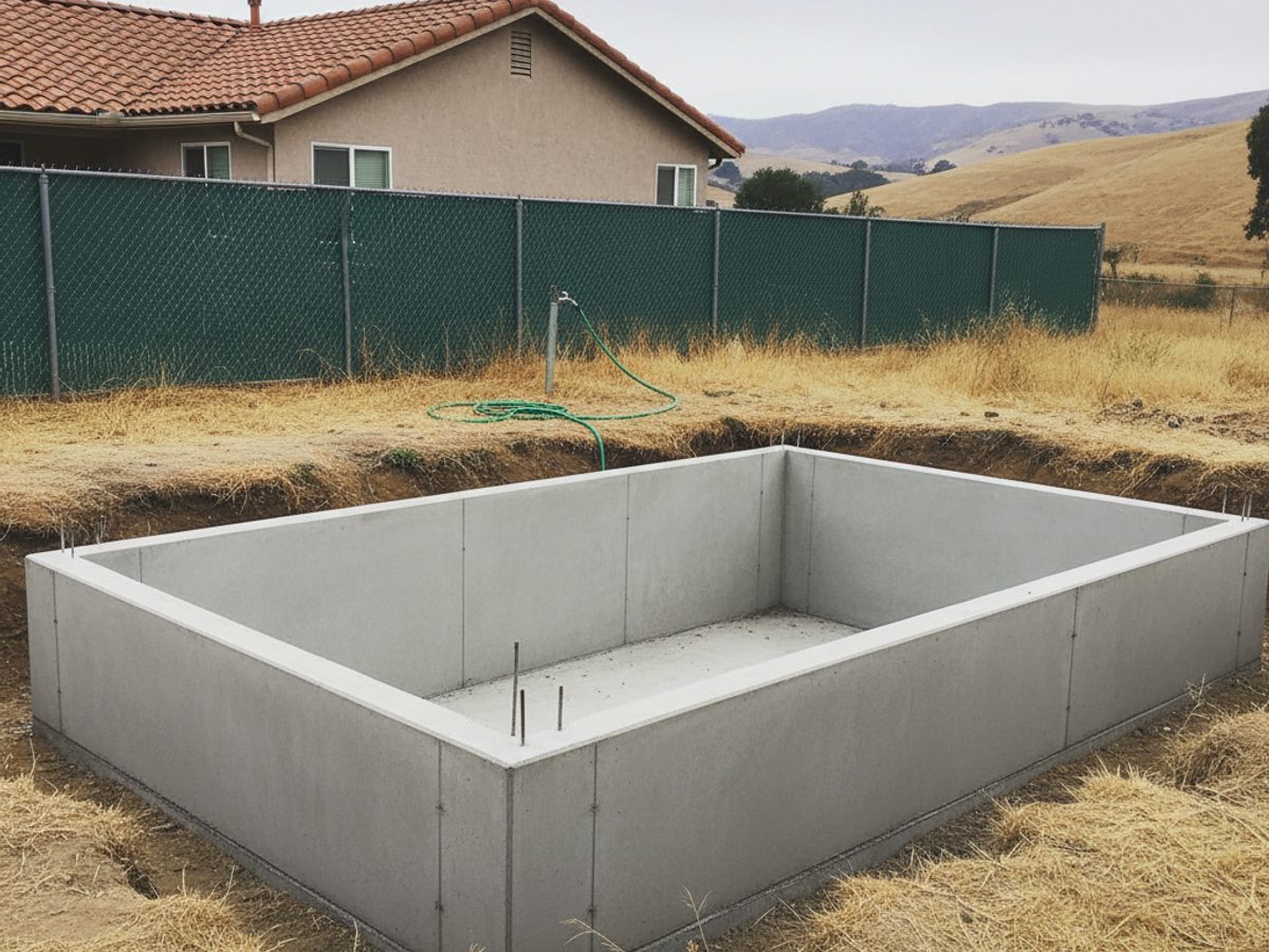 Concrete Patios completed by Heritage Concrete in Tulare, CA