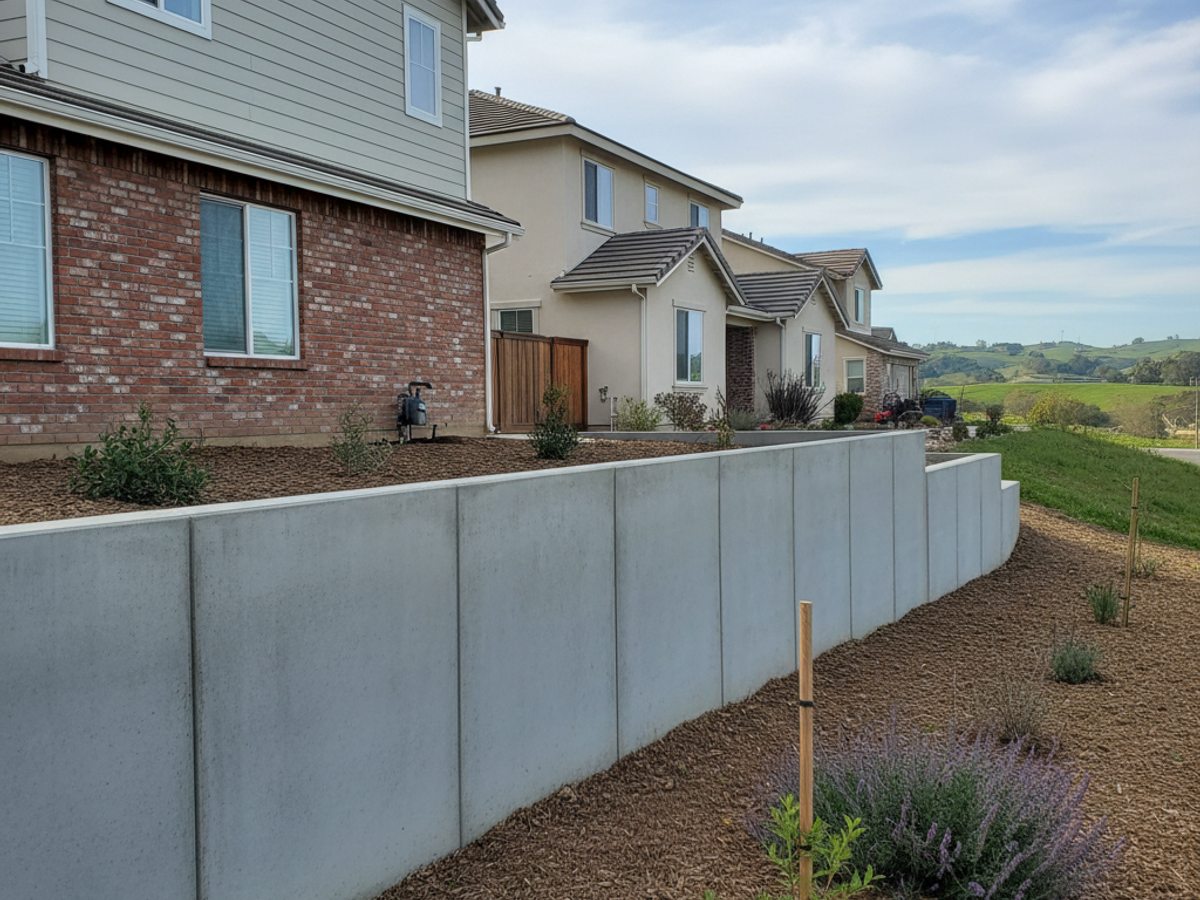 Concrete Sidewalks & Walkways completed by Heritage Concrete in Exeter, CA